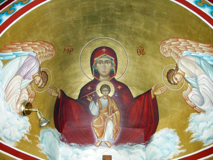 Η Πλατυτέρα των Ουρανών σε χρυσό βάθος
